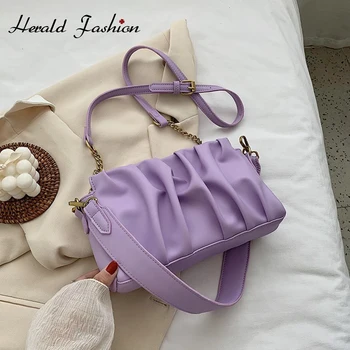 

Bag For Women Cloud bag Soft Leather Handbags Single Shoulder Slant Dumpling Bag Female Purses and Handbags Day Clutches bags