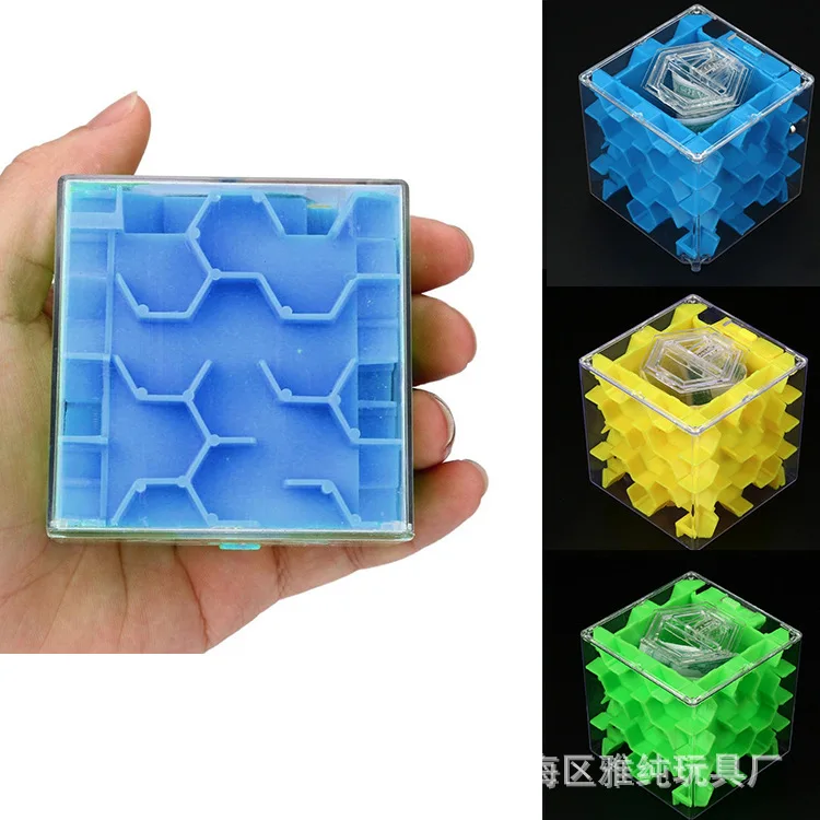 Развивающие контрольные точки 3D прозрачный хранения монет лабиринт интеллект ролл-на детский сад раннего возраста маленькие подарки