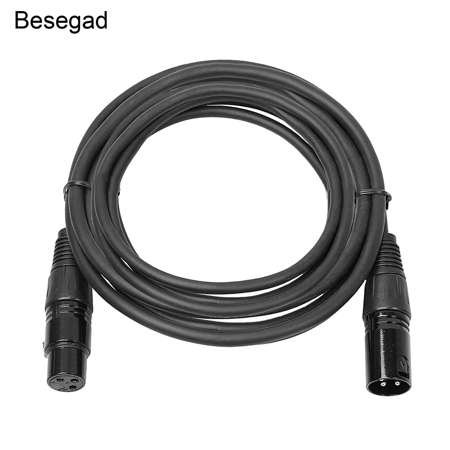 Besegad 6m/19.69ft XLR Male to Female Microphone Cord Audio Line Mic Mikrofon Cable for Studio Press Conference KTV Home Theater |