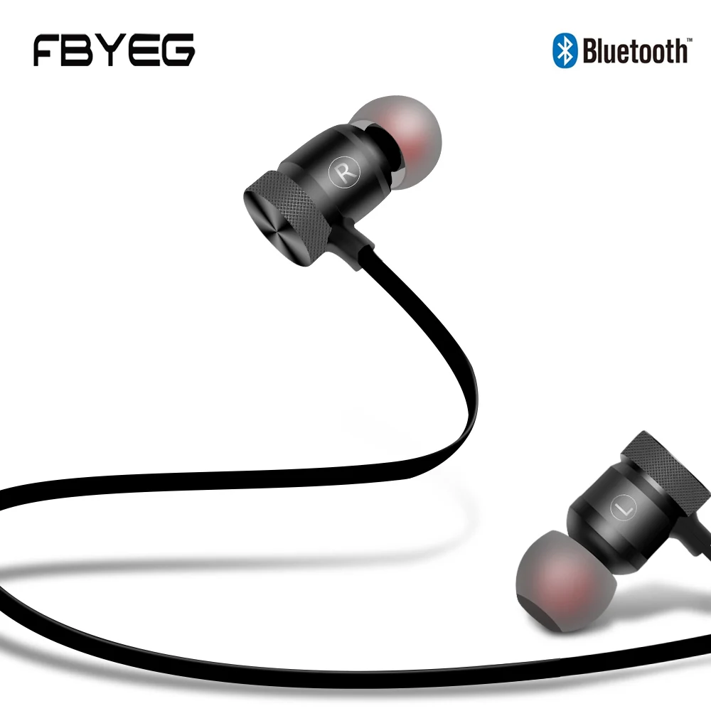 FBYEG C40W Bluetooth наушники беспроводные спортивные бас hifi гарнитура стерео магнитные с
