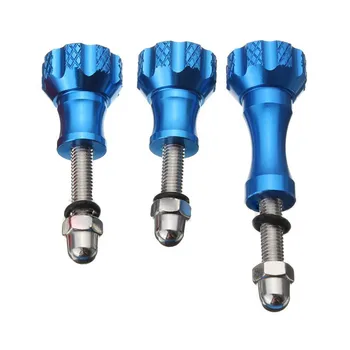 

3pc Aluminum Thumb Knob Bolt Nut Screw Set for Gopro Hero 8/7/6/5/4 Xiaomi Yi 4K SJCAM SJ4000 Sony Random Color