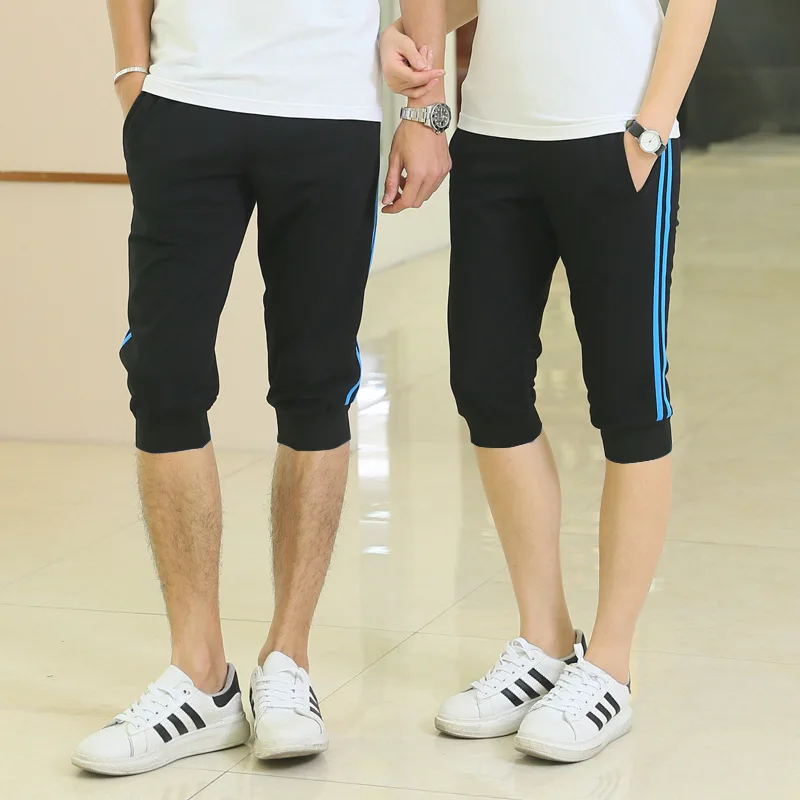 

Casual Couples Athletic Pants Capri Pants Running Fitness Men And Women Pants Cotton-padded Trousers a Generation