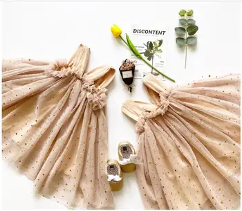 

Hot Baby Girls Sweet Star Mesh Sling Dress, Princess Kids Cute Clothing 6 pieces/lot, Wholesale