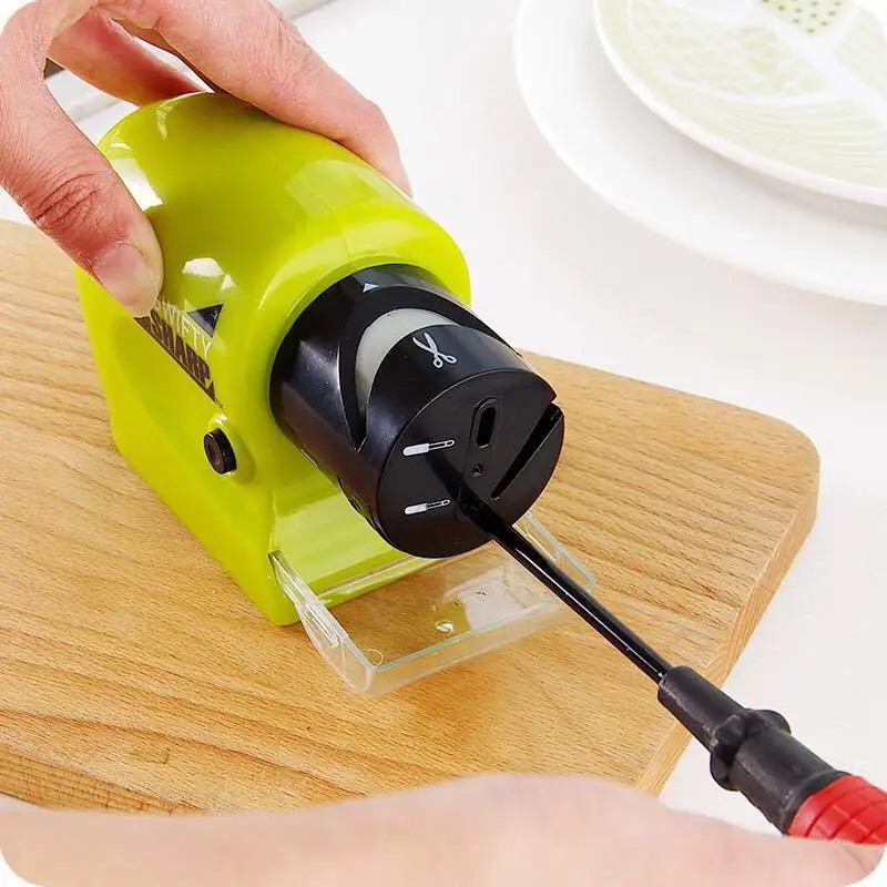 Multifunctional Electric Knife Sharpener Professional Rotating Sharpening Stone High-Speed Sharpening Rotating Household Tool Multifunctional Electric Knife Sharpener Professional Rotating Sharpening Stone High-Speed Sharpening Rotating Household Tool