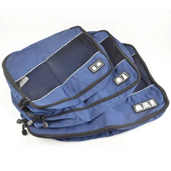 

3pcs Multifunction Portable Storage Pouch Organizer Waterproof Large Capacity Mesh Ventilation Travel Bag Set Practical Packing