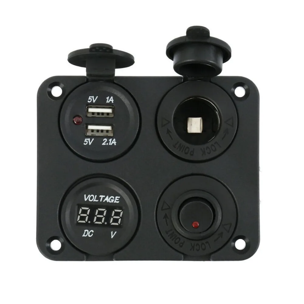 12V автомобиль мотоцикл Лодка прикуриватель встроенный Usb прикуриватель автомобильные аксессуары-модификации для автомобиля