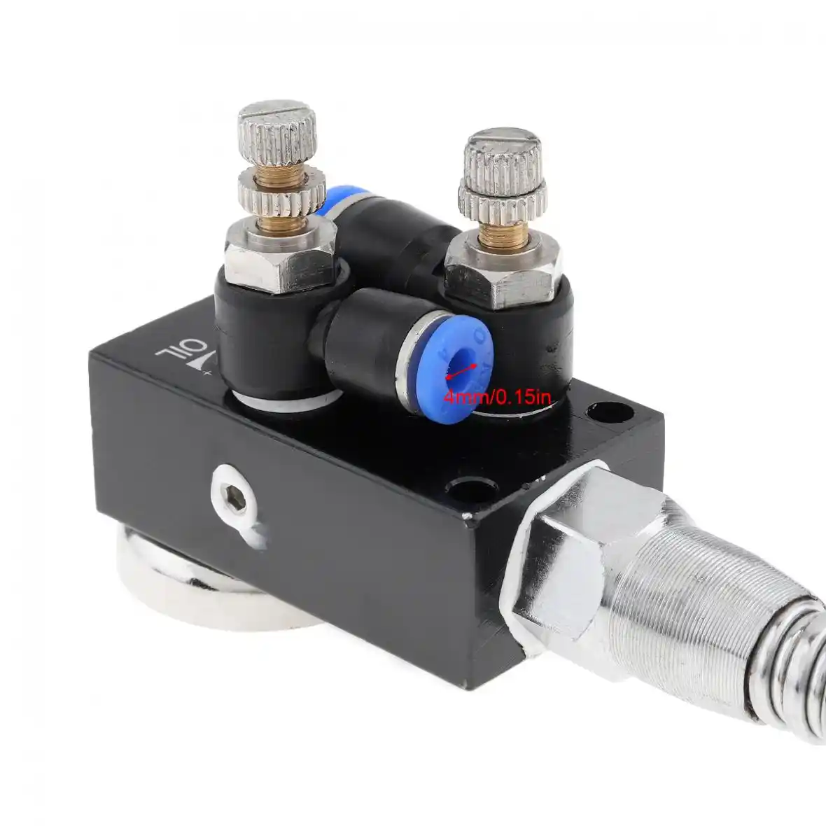 Precision Mist Coolant Lubrication Spray System w// Adsorbable Magnetic Base 8mm