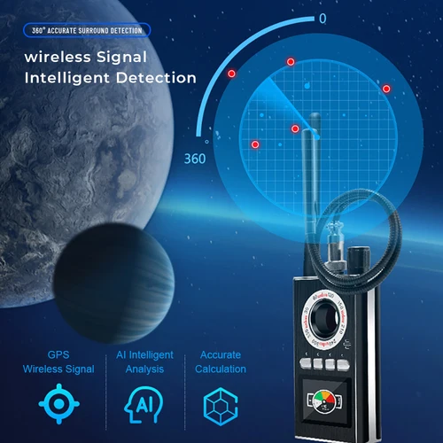 K88 스파이 카메라 감지기, LED 디스플레이, 헌터 신호, GPS 버그, 안티 캔디드 감지기, 미니 카메라 신호 렌즈 파인더, 무선 가제트 2