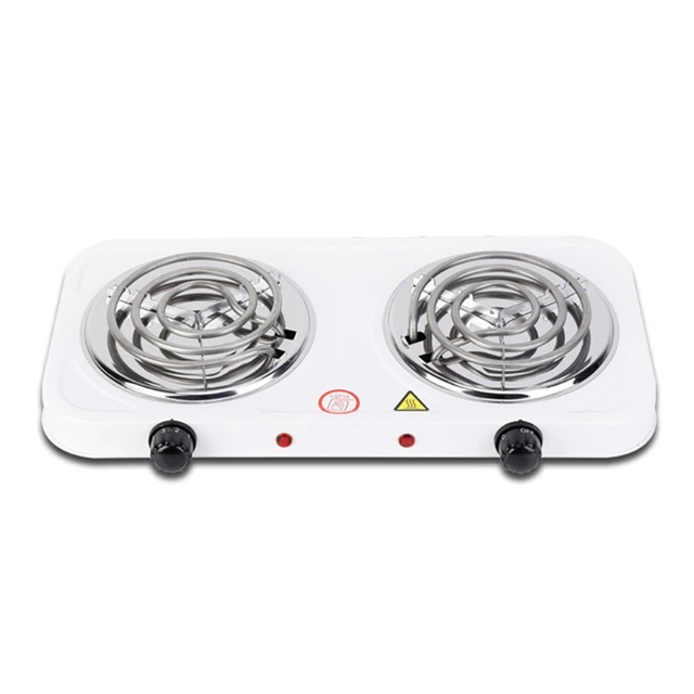 2000W Portable Electric Double Burner Hot Plate Cooktop Cooking