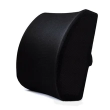 Домашняя Подушка облегчение боли пена с эффектом памяти, эргономичная поддержка офисный поясничный подушку для спины портативный дышащий эластичный автомобиль расслабляющий