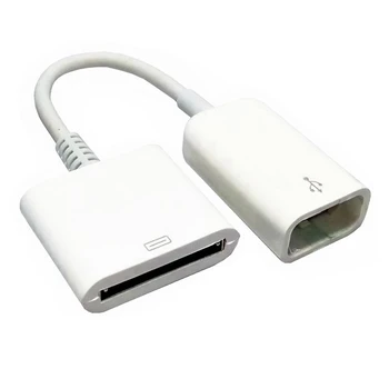 

Docking 30pin Female to USB 2.0 Female Data Charge Cable Dock 30P Black