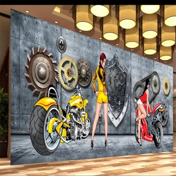 

Milofi locomotive gear bar KTV background wall