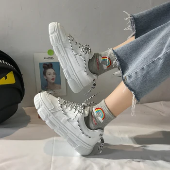 

Sport Women Training Sneakers Female Outdoor Platform Racer Female Girls Walking Shoes Woman Lace Up Jogging