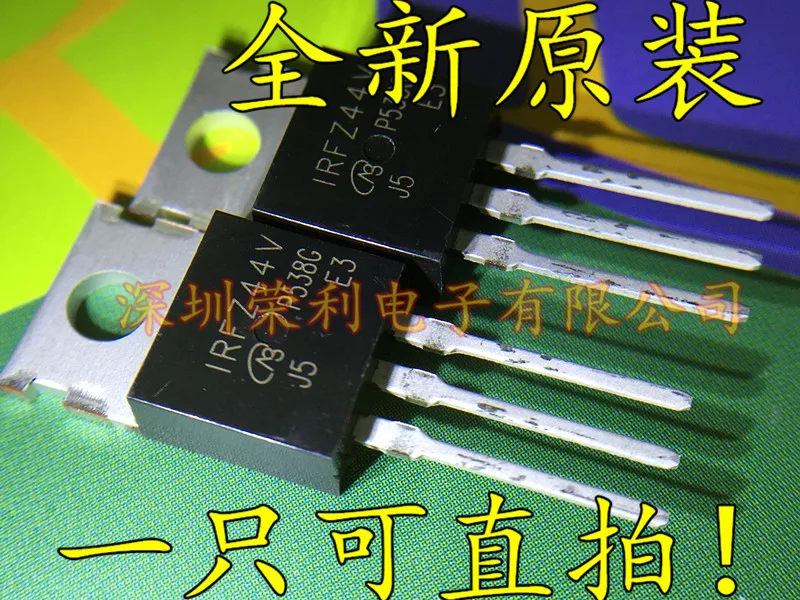 10 шт в упаковке, новая IRFZ44V(60V 55A)-220 IRFZ44VPBF