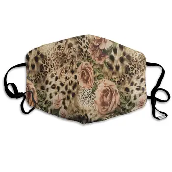 

Face Mask Striped Flower Leopard Print Amazing Cycling Half Face Earloop Face Mask For Man