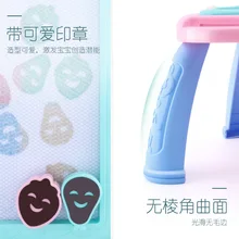 Детский Большой размер Хуа бан чжуо делать домашние работы ультра-магнитная детская доска альбом типа цветная пластиковая детская живопись игрушка 3-Yea