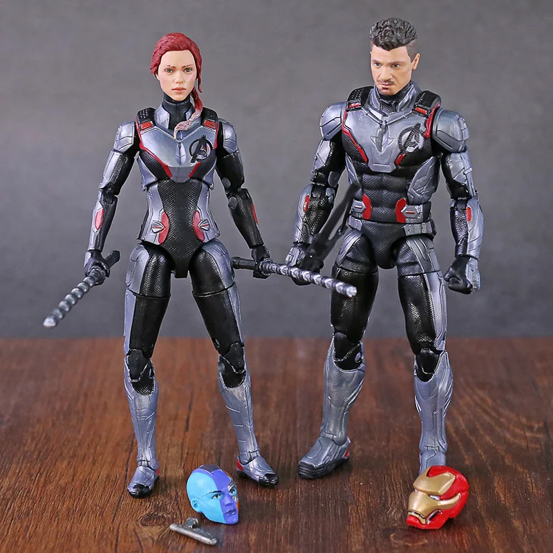 Оригинальный Marvel Мстители 4 эндгейм хоукие Железный человек черная овда Туманность ПВХ фигурка Коллекционная модель игрушки