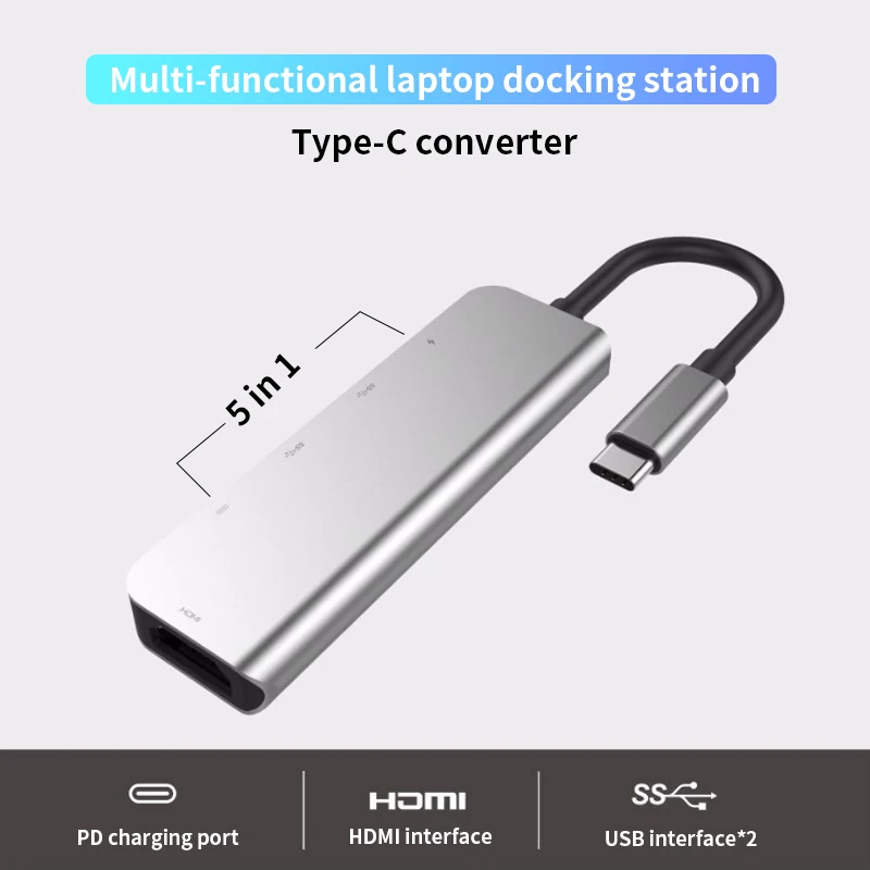 Концентратор C-type USB 3,0 мультиинтерфейсный 4K HDMI адаптер для смартфона MacBook Pro Air huawei mate 30 P20 Pro samsung S8 9+ type-C