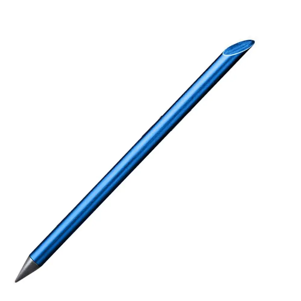 Креативная металлическая ручка без морщин, Студенческая ручка, канцелярская металлическая ручка для деловых подписей канцелярские принадлежности - Цвет: Фиолетовый
