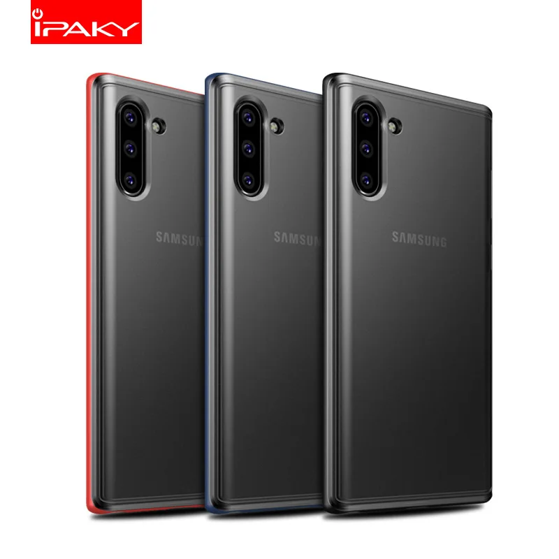 

for Samsung Note10 pro Case Magic Shadow IPAKY Note 10 Plus Case Soft Bumper PC Hybrid Shockproof Samsung Galaxy Note 10+ Cases