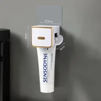Automatic Toothpaste Dispenser Squeezers Wall Mounted Toothpaste Squeezer Dispenser Rolling Holder Bathroom Accessories 1