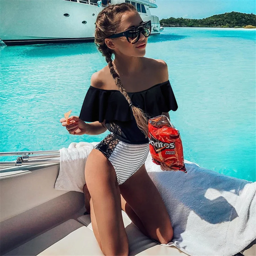 Sexy Floral print bikini 2020 new swimwear women Bandage Bikini Set beach bathing suit Push up biquini brazilian swimsuit | Женская