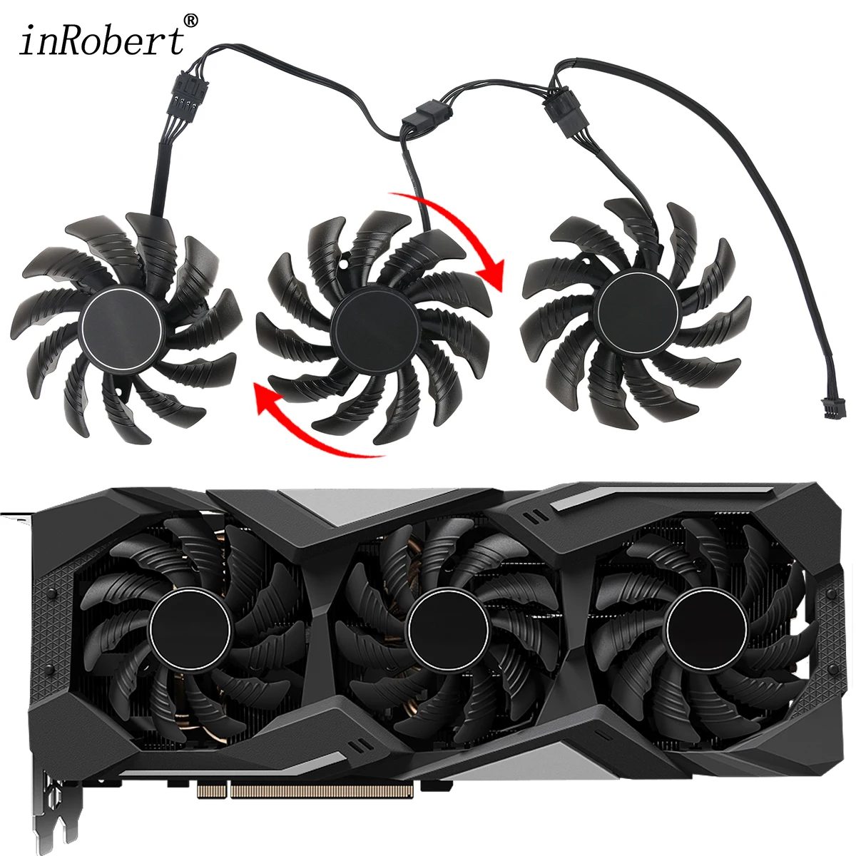 Кулер для видеокарты Gigabyte Radeon RX 5500 5600 5700 XT 78 мм | Компьютеры и офис