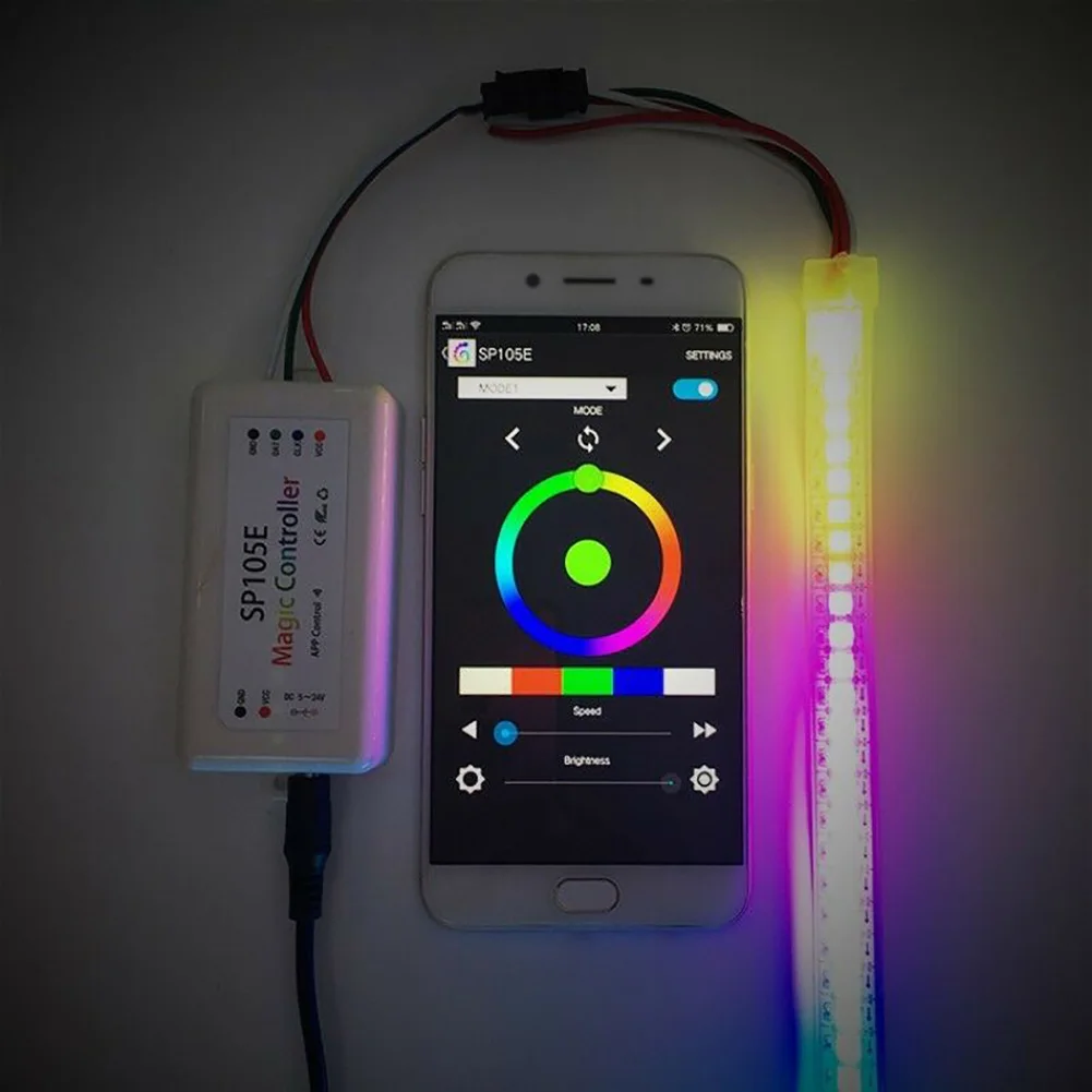 Wifi мини RGB Bluetooth контроллер мини музыка Bluetooth контроллер световая полоса контроллер для RGB RGBW светодиодный контроллер