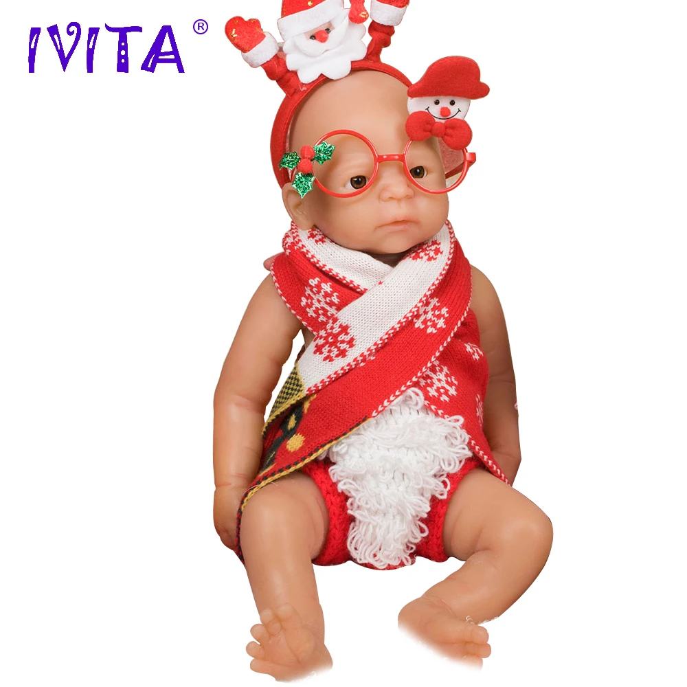 IVITA WG1511 54 см 4 9 кг живая девочка полное тело высокое качество силиконовые куклы