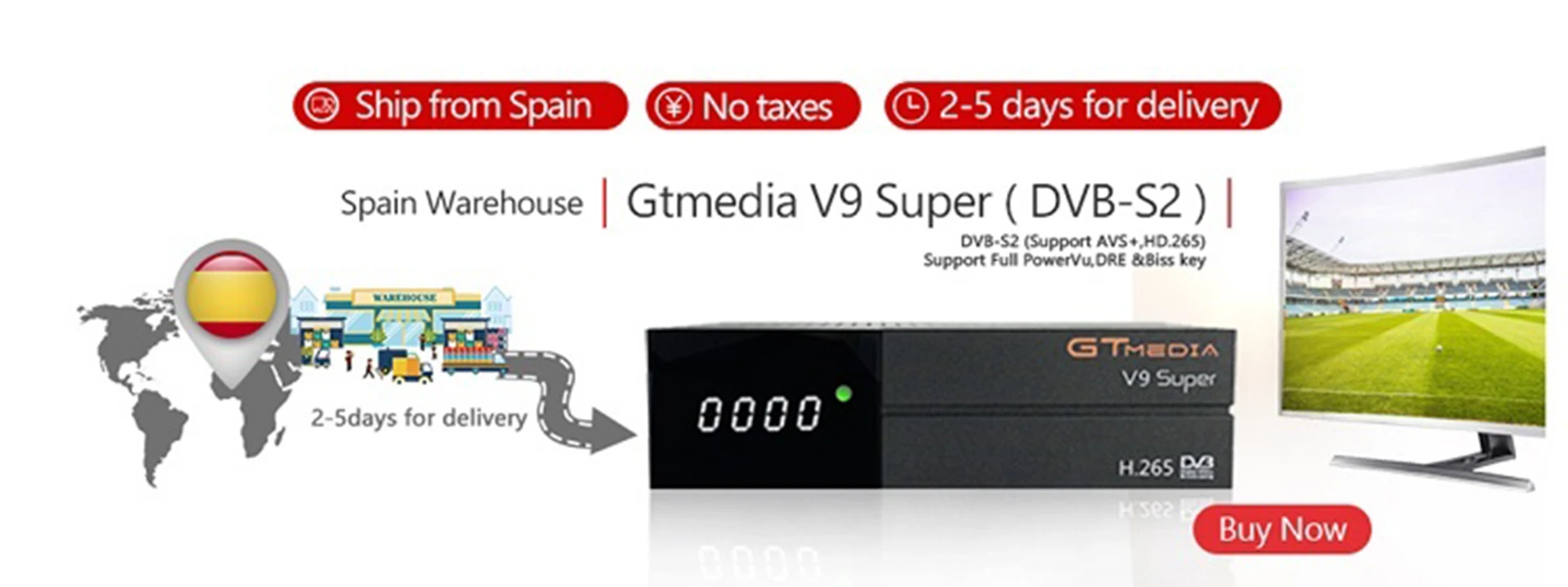 2 года Европа каналы GT медиа V9 Супер Спутниковый ресивер DVB-S2 Full HD спутниковый рецептор GTMedia v8 nova декодер ТВ коробка