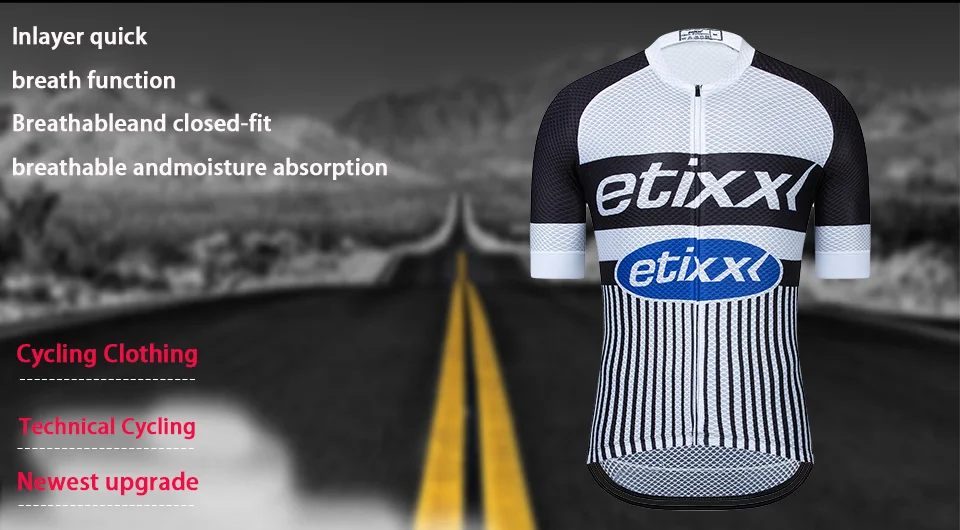 Etixxl Pro Велоспорт Джерси Mtb велосипедная одежда велокостюм из флиса короткие Майо Roupa Ropa De Ciclismo Hombre Verano# DX-38
