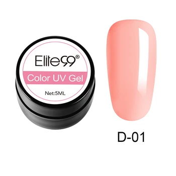 

Elite99 5ml Pure Color Gel Paint UV Gel Nail Polish Soak Off Nail Art Gel Varnish Semi-Permanent UV Varnish Nail Painting Gel