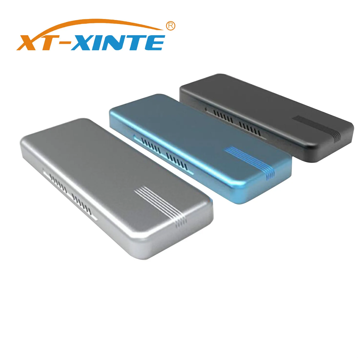 XT-XINTE PCIE NVMe USB3.1 HDD корпус M.2 к адаптеру type C 10 Гбит/с Поддержка 6 ТБ емкость M ключ жесткий диск внешний диск чехол