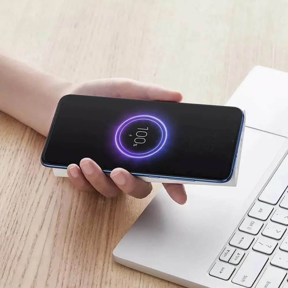Xiao mi беспроводной банк питания Youth 10000 мАч WPB15ZM usb type C mi power bank 10000 Qi Быстрое беспроводное зарядное устройство Портативная зарядка