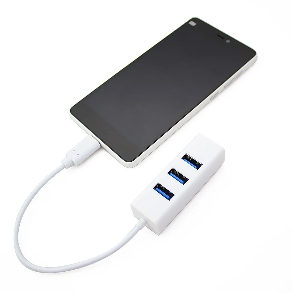 USB chyi 3,1 type-C 4 порта концентратор USB-C разветвитель OTG высокоскоростной мульти тип-c Micro USB 3,0 концентратор для компьютера смартфон Macbook Air