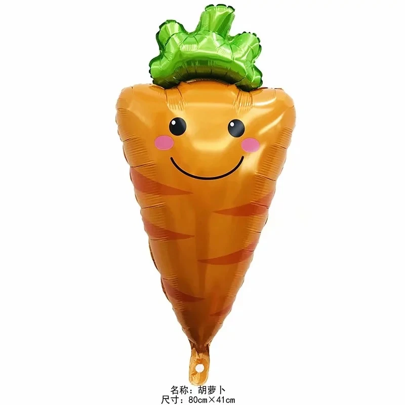 Сад тема вечерние Фольга воздушные шары для овощей и фруктов шары типа "банан" виноград клубника томаты летние украшения для вечеринки, дня рождения - Цвет: as picture