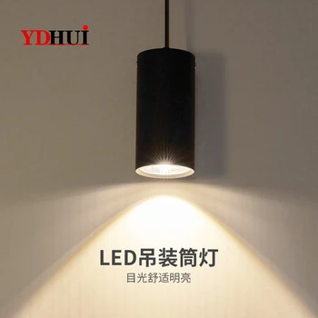 

Pendant Lamp Long Tube lamp Kitchen Island Dining Room Shop Bar Decoration Cylinder Pipe LED Pendant Light Kitchen Lamp