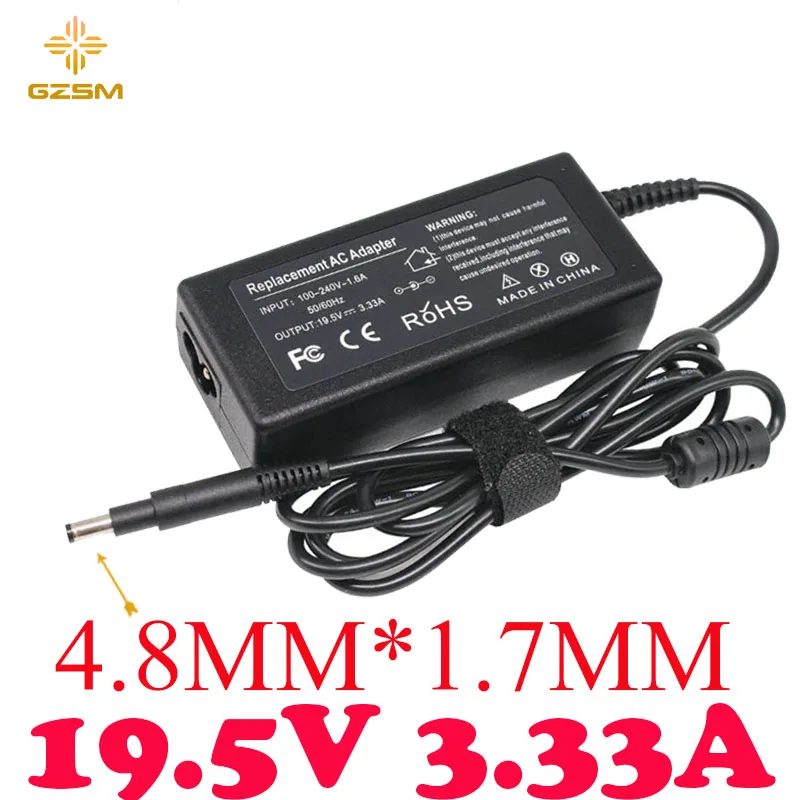 

19.5V 3.33A Laptop power Supply For HP ENVY 4 6 Series Adapter Pavilion Sleekbook 14-b000 Laptop Charger PPP009D Laptop AC