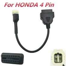 

Motorcycle ATV Motorbike 4 Pin OBD2 Diagnostic Code Reader Cable Motorcycle Scanner Diagnostic Cable Tool Fit For Honda