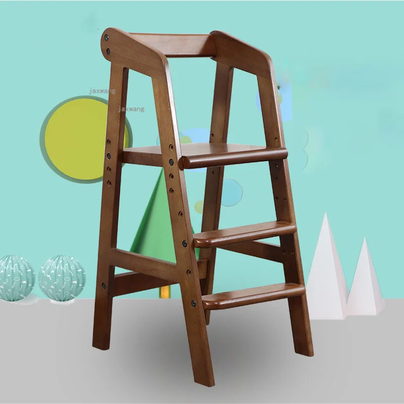Твердая древесина Детские обеденные стулья Регулируемая бытовой Furniuture