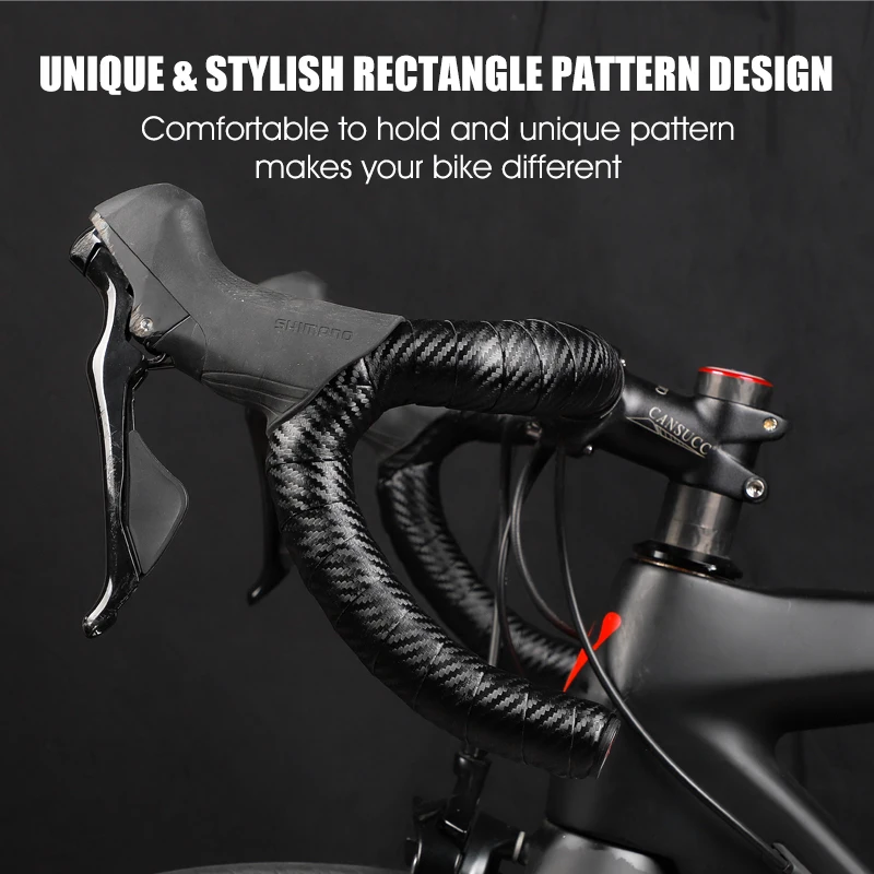 Bike Handlebar Tape Bicycle Accessories Bike Handlebar Plugs WEST BIKING Bike Handlebar Tape EVA PU Road Bicycle Handlebar Tape Anti-slip Shock Absorption Cycling Wrap End Plug Accessories