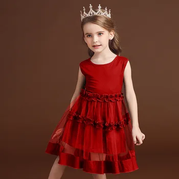 

Cute Girls Dress 2020 Autumn Girls Clothes Chrismas Gift Flower Princess Dress Baby Girls Dress Casual Wear Kids Clothing 3 12Y