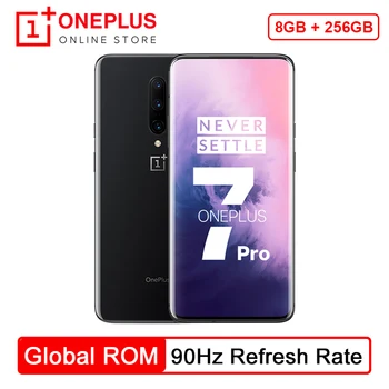 

Original Global ROM Oneplus 7 Pro Mobile Phone 8GB 256GB Snapdragon 855 6.67 Inch 90GHz 2K Screen 48MP NFC Android 9