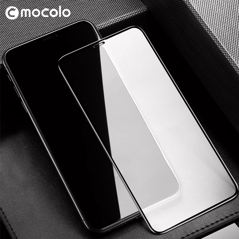 Mocolo 3D изогнутое полное клей стекло для iPhone 11 Закаленное стекло пленка 9H полное покрытие протектор экрана для iPhone 11 PRO MAX анти-масло