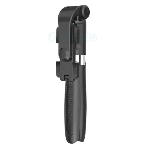 Черный COOL DIER L01 обновленная версия 3 в 1 Беспроводная Bluetooth селфи палка L01S выдвижной ручной монопод мини штатив для iphone XR - Цвет: Черный