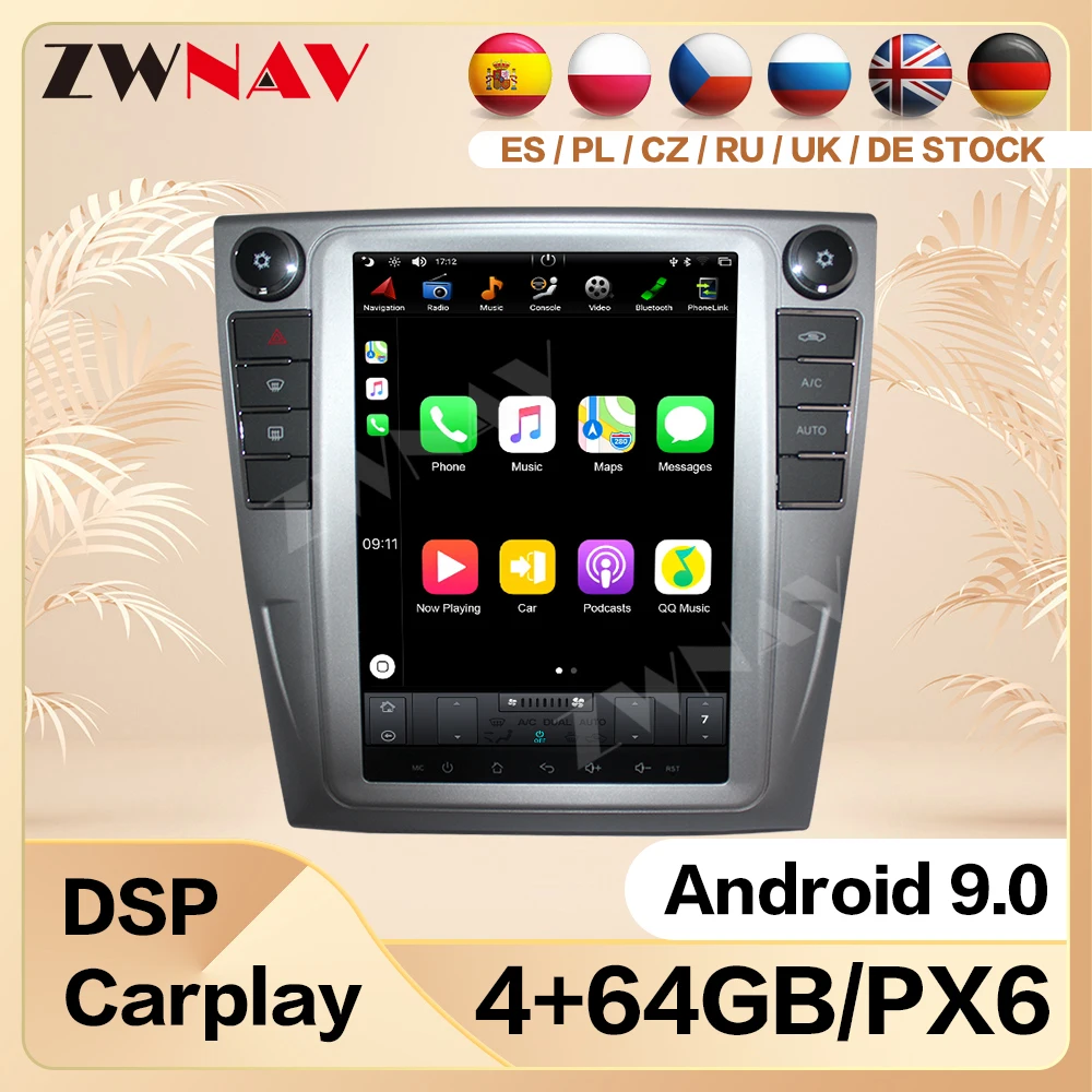 

PX6 Car Radio 1 Din Stereo Receiver Android For VW MAGOTAN CC 2012-2015 Tesla Screen GPS Navigation Autoradio Multimedia Player