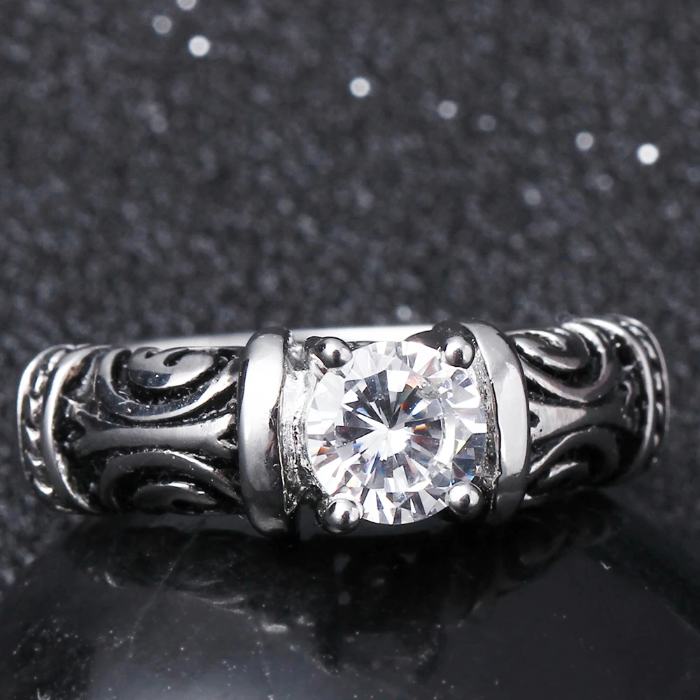 316L Titanium steel ring for women (2)