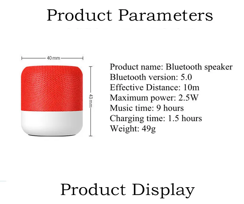 Супер Мини Bluetooth динамик портативный беспроводной динамик