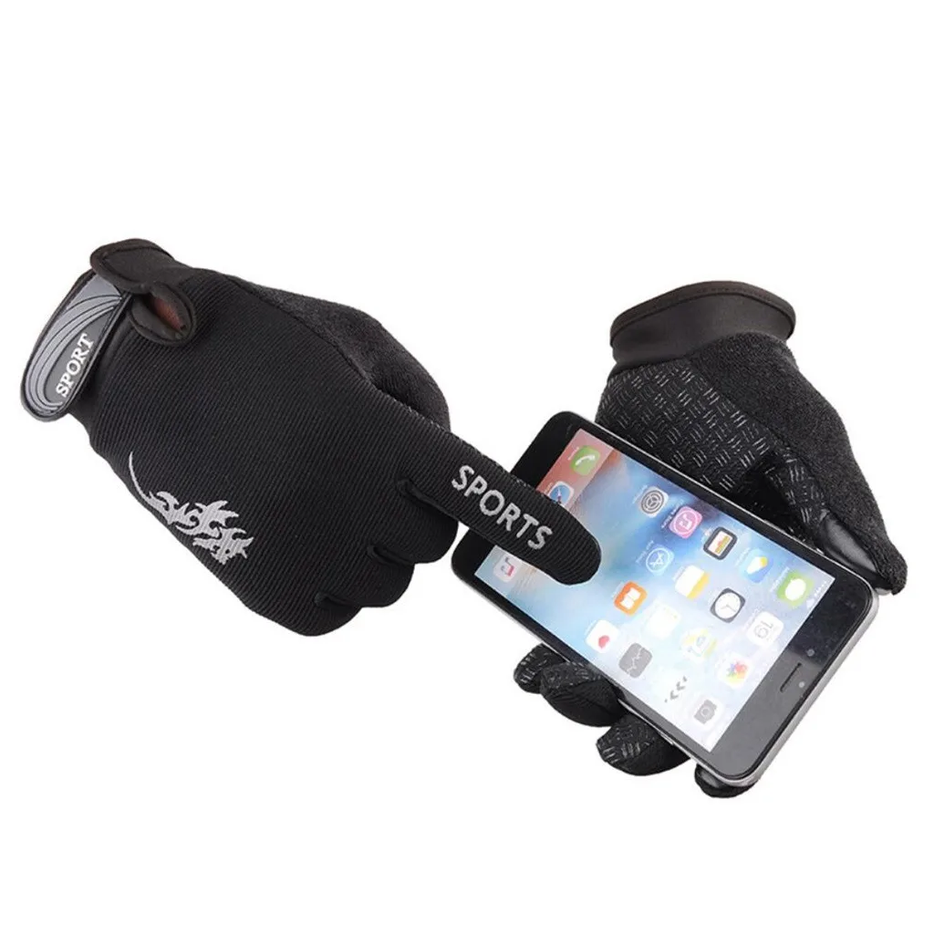 Мужские и женские спортивные перчатки MTB велосипедные перчатки горный велосипед фитнес полный палец перчатки для велосипеда мотогонок перчатки# T1P