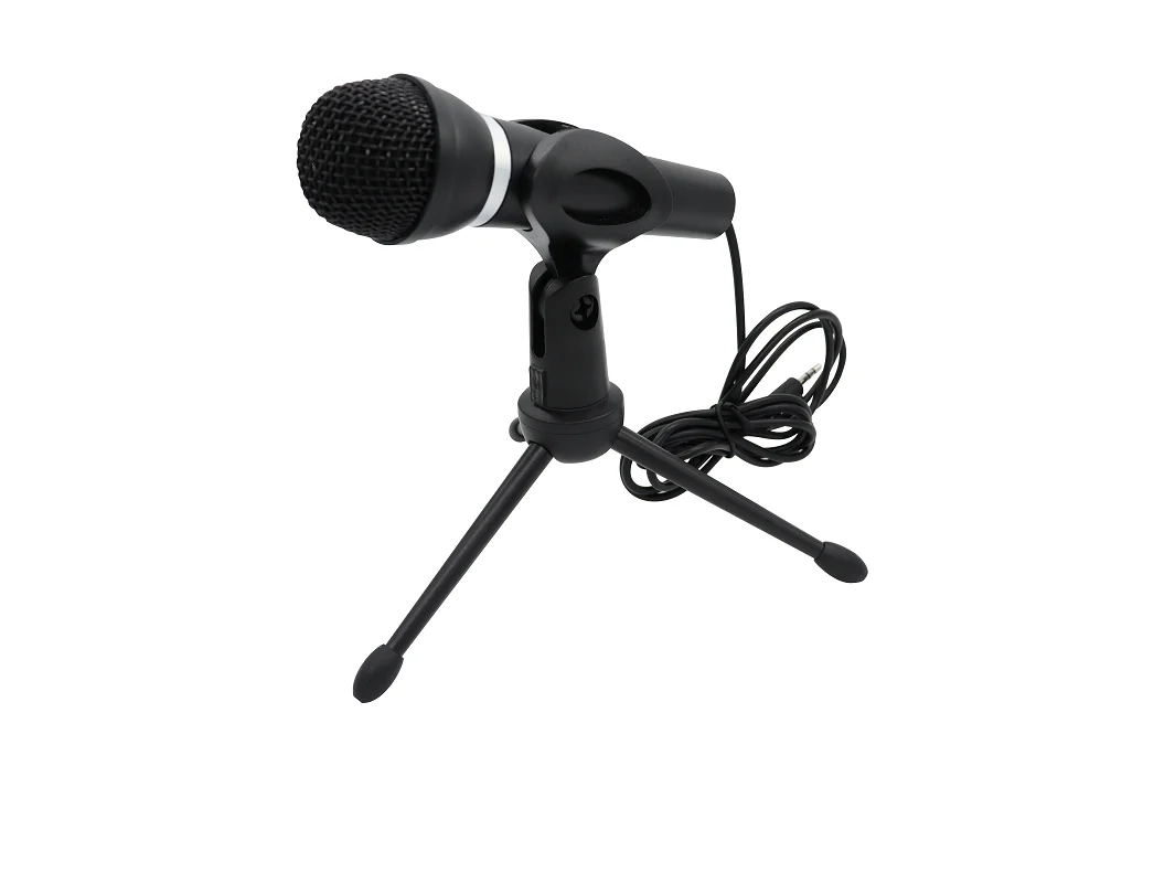 VOXLINK Microphone 3.5mm Wired Home Stereo Desktop Tripod MIC For PC YouTube Video Chatting Gaming Podcasting Recording Meeting gaming headphones with mic